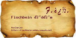 Fischbein Ádám névjegykártya